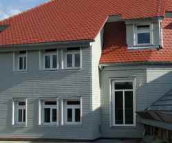 Details der Schindel - Fassade