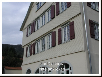 Alte Bleiche in Bad Urach mit Fichtenschindeln Alte Bleiche in Bad Urach mit Fichtenschindeln