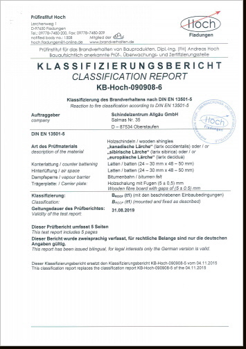 Download Klassifizierungsbericht