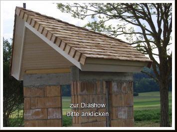 Kapelle mit Indianerschindeln aus Red Cedar