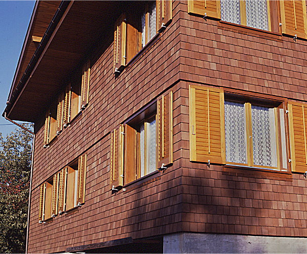 Red Cedar Schindeln gesägt blue label stumpf ohne Fase